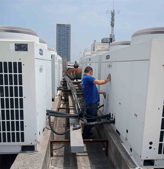 解放中央空调制热和不制冷系统维修方法